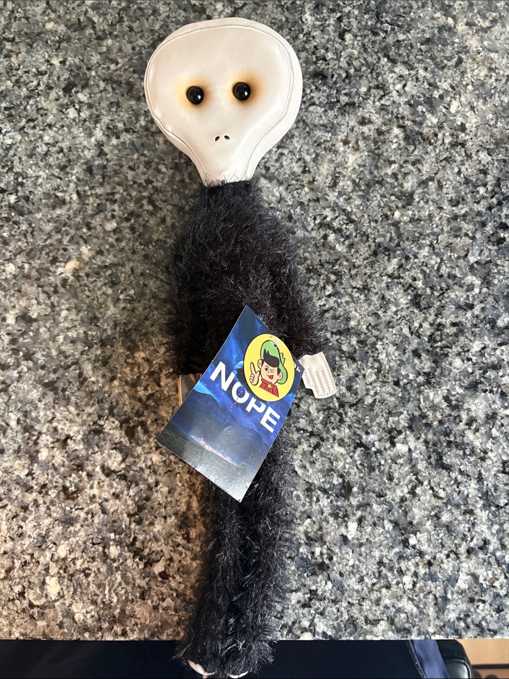 Alien Plush Toy - Black and White